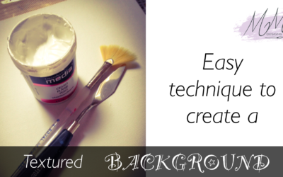 Decorative Painting Tutorial: how to create a textured background