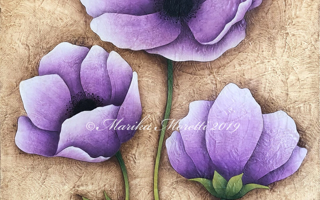 Video lezione di Country Painting: Purple Beauty
