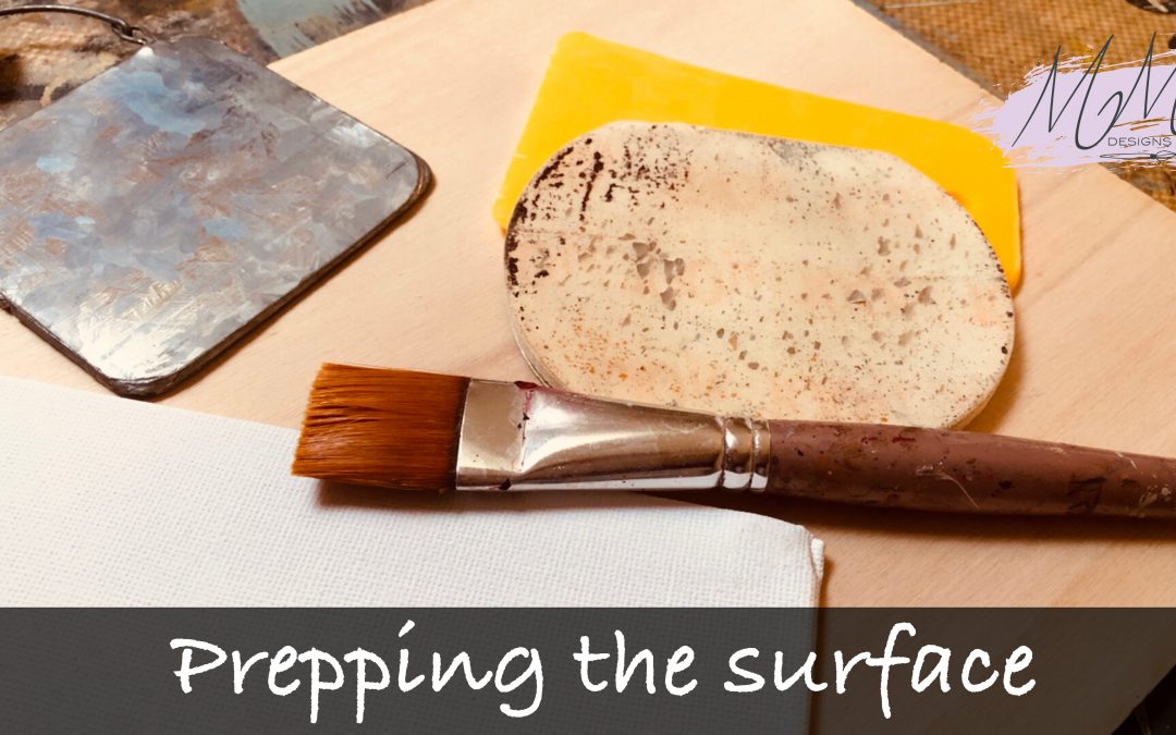 Decorative Painting tutorial: how to prepare the surface